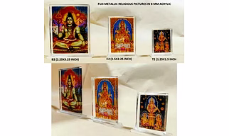 Metallic Finish Religious Pictures In 8 Mm Acrylic
