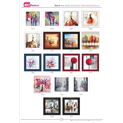 Modern art Prints with Sparkle Coating-5