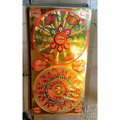 Gold Foil Rangolis 20 inch-1