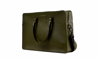 Leather Messenger Briefcase laptop Bag