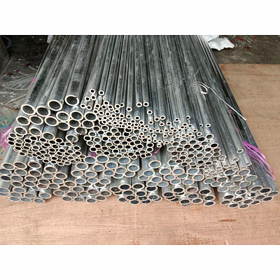 aluminum pipe section