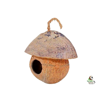 Coconut Shell Hanging Birds Nest-1