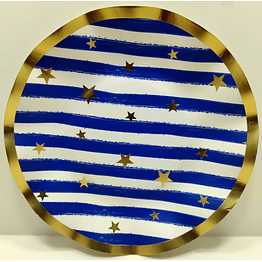 v+ appetizer/dessert plate pck of 8pcs