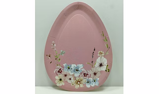 Egg Shape Salad Plate Pck of 8Pcs