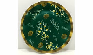 Wavy Salad Plate Pck of 8Pcs