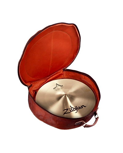 Brown GOAT Leather Cymbal Bag | Cymbal Carrying Case | Gift For Drummers-20 INCHES-3