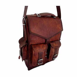 alton leathers backpack rucksack messenger bag men's genuine leather vintage laptop satchel bag