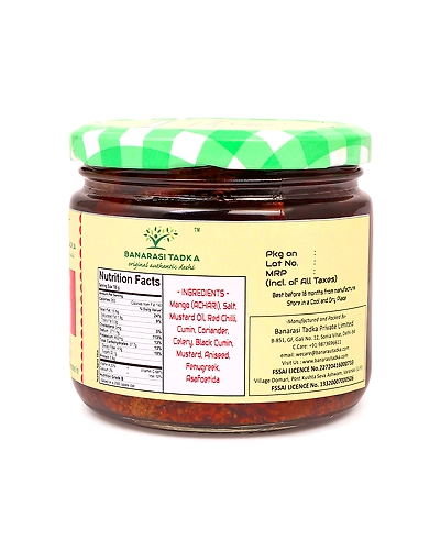 Achari Hing Mango Pickle | 100% Homemade | 100% Sun-Dried, 100% Sun Matured Premium Quality Mango Pickle | Glass Jar Packing-2