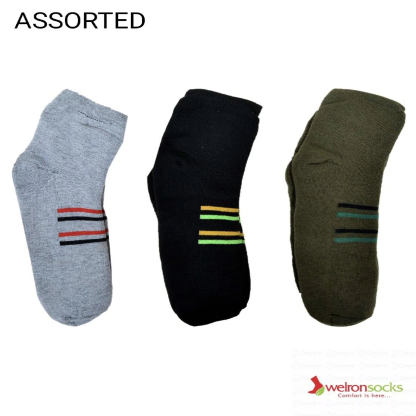 combed cotton  socks-257-1