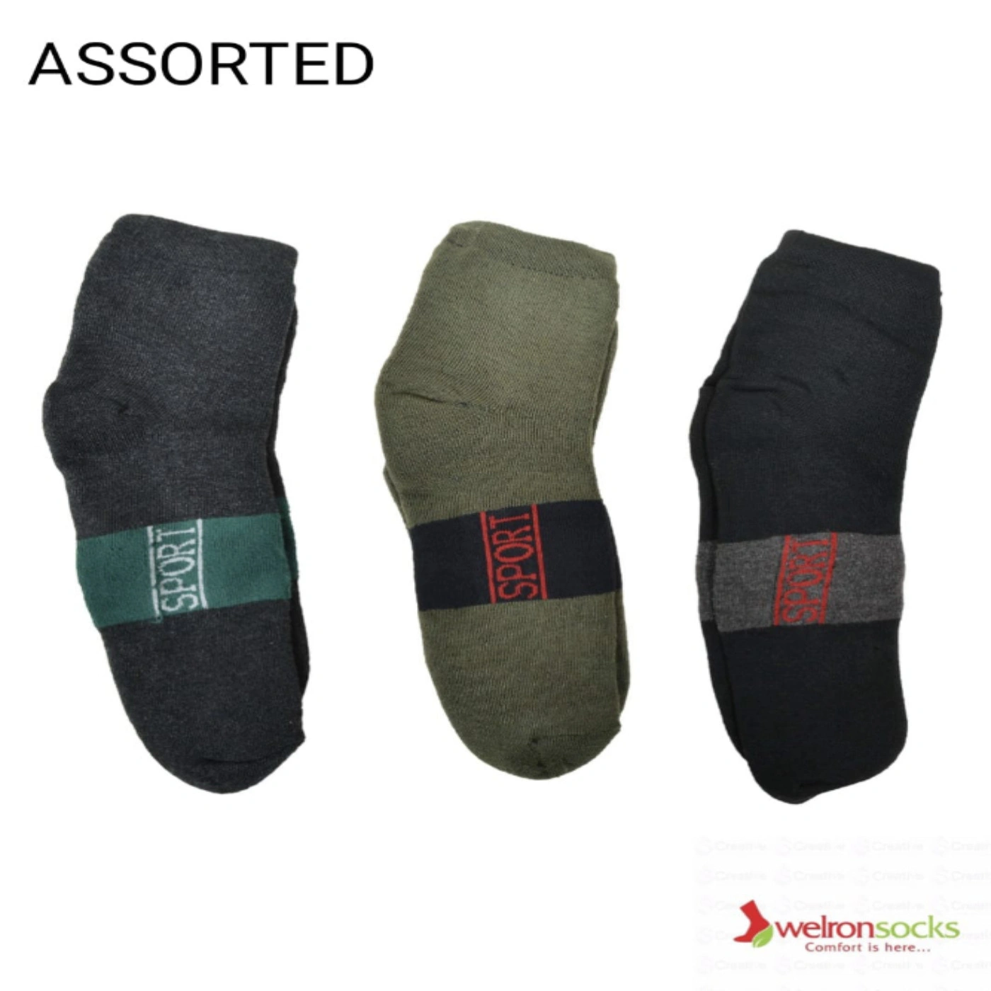 combed cotton  socks-265-2