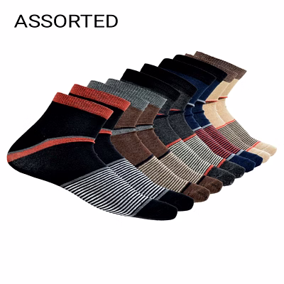 combed cotton socks-386