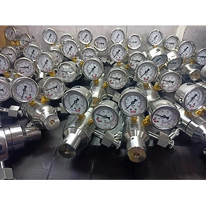 SS316 Dual Stage Pressure Regulator