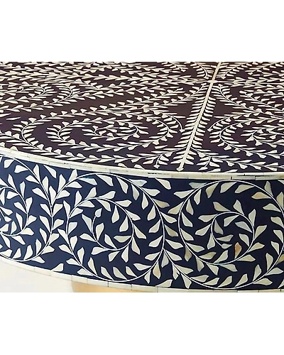 HANDMADE BONE INLAY COFFEE TABLE-30X30X16-1