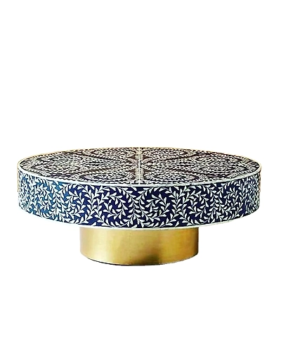 HANDMADE BONE INLAY COFFEE TABLE-12167682