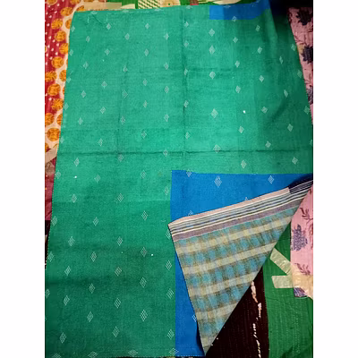 Vintage kantha Quilts Table Cover-3