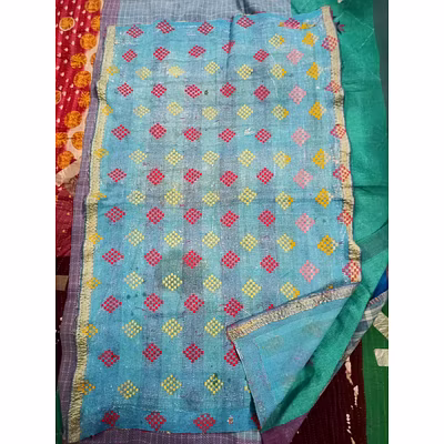 Vintage kantha Quilts Table Cover-4