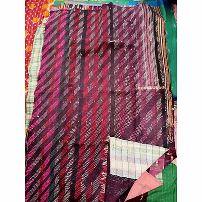 Vintage kantha Quilts Table Cover-5