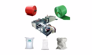 50 Kg Pp Bag Packaging Printing Machine With Finished Goods