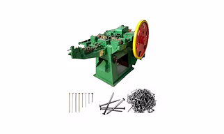 Automatic Nuts Bolts Making Machine With Finished Goods
