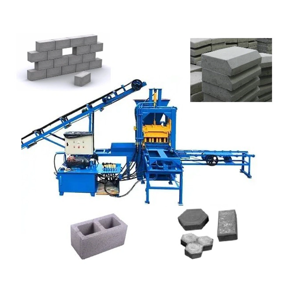 Brick Block Making Machine From Cement With Finished Goods-1010