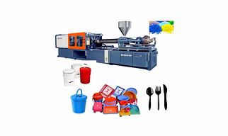 Bucket Injection Molding Machine Automatic With Finished Goods