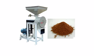 Fish Feed Grinder Machine 100 150Kgs Per Hr With Finished Goods