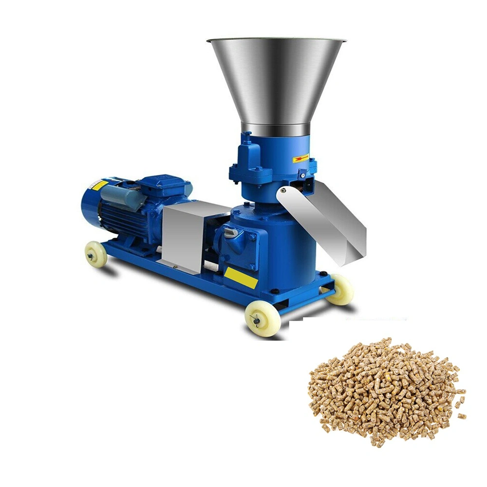 Fish Feed Pellet Making Machine 60 70Kgs Per Hr With Finished Goods-1023