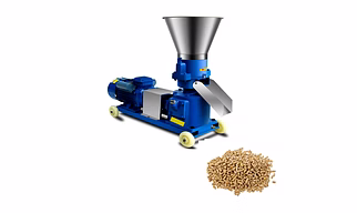 Fish Feed Pellet Making Machine 60 70Kgs Per Hr With Finished Goods