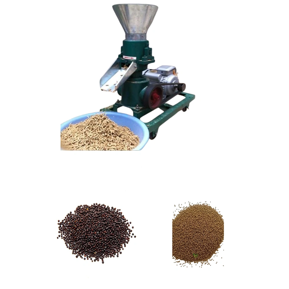 Fish Feed Pellet Making Machine 100 120Kgs Per Hr With Finished Goods-1024