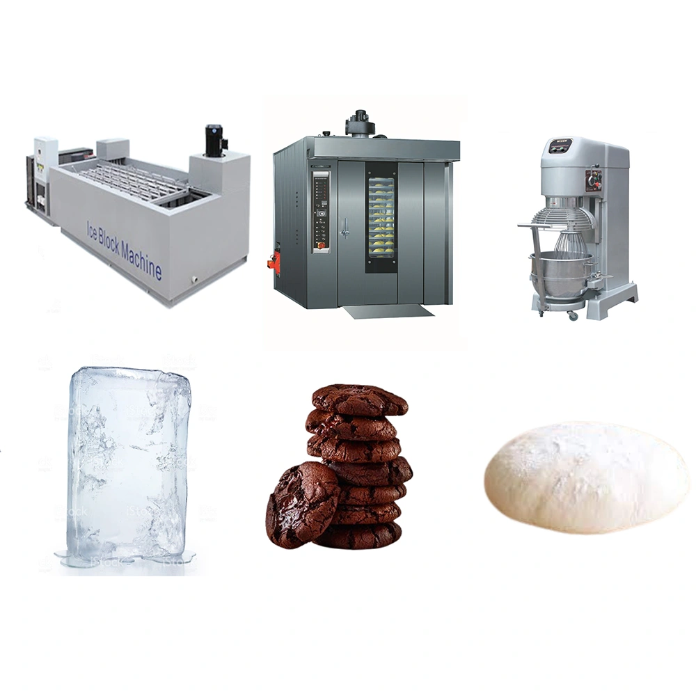 Industrial Mixer Oven Ice Block Machine With Finished Goods-1032