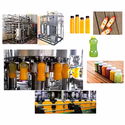 Juice Filling Line With Finished Goods-1034