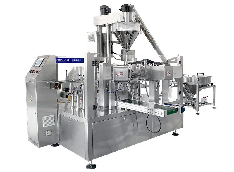 Detergent Powder Making Packaging Machine With Finished Goods-1