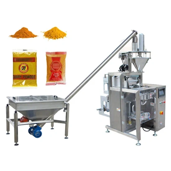 Dry Spice Powder Packaging Machine With Finished Goods-1