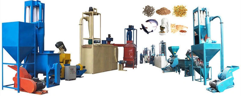 Fish Feed Pellet Making Machine 60 70Kgs Per Hr With Finished Goods-2