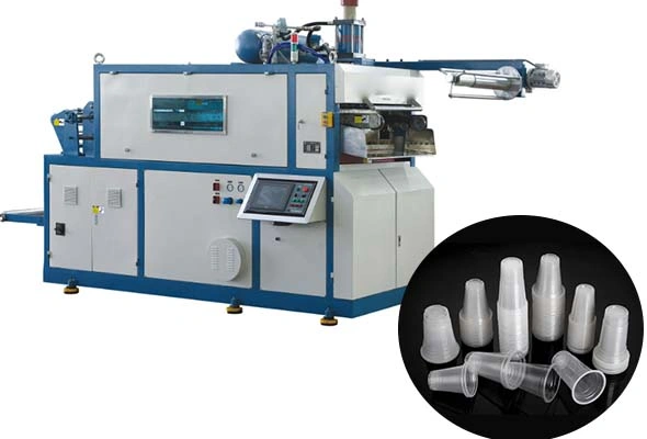 Plastic Cups Making Machine Automatic With Finished Goods-1