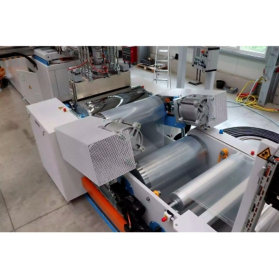 Plastic Extruder Line For Plastic Rolls Automatic With Finished Goods-2