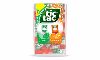 Tic Tac Iconic Jar - Orange/Mint