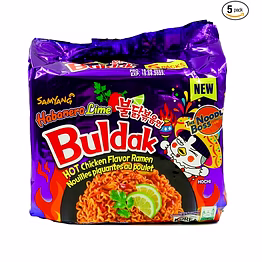 samyang hot chicken ramen lime