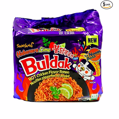 samyang hot chicken ramen lime