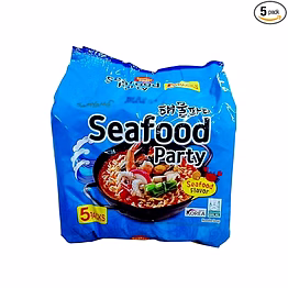 samyang hot chicken ramen seafood party
