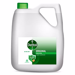 reckitt dettol original germ protection hand wash liquid soap refill, 5l