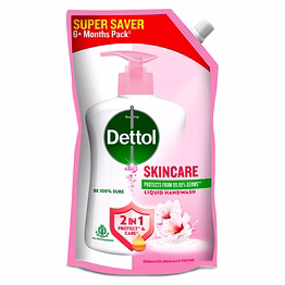 reckitt dettol liquid hand wash refill – skincare hand wash- 675ml