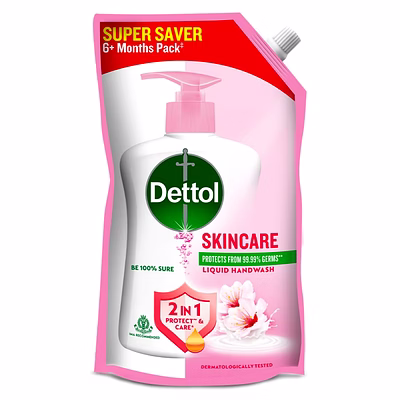 reckitt dettol liquid hand wash refill – skincare hand wash- 675ml