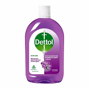 Dettol Multi-Purpose Disinfectant Liquid for Floor & Surface Cleaning, Lavender Blossom Fragrance, 1 L