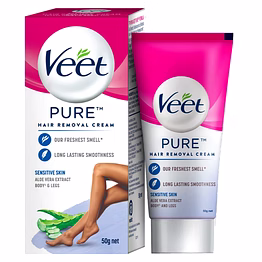 veet silk & fresh hair removal cream, sensitive skin - 50 g