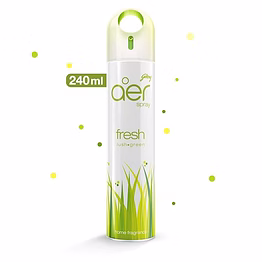 (g&b) godrej aer spray, air freshener for home & office - fresh lush green