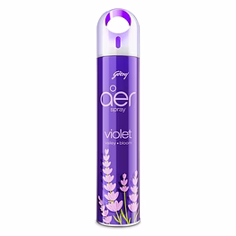 (g&b) godrej aer aerosol spray violet valley bloom