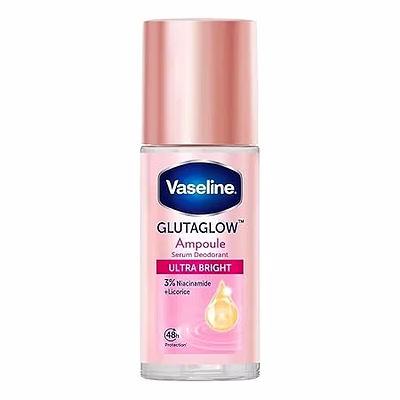 unilever vaseline gluta glow ampoule roll-on deodorant ultra bright 45ml