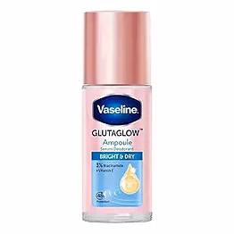 unilever vaseline gluta glow ampoule roll-on deodorant bright dry 45ml