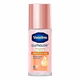 unilever vaseline roll-on serum gluta glow ampoule deodorant, bright renew